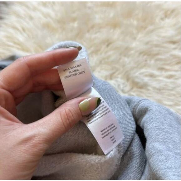 Rails Blaire Heather Grey Mock Neck Sweater - Picture 10 of 11